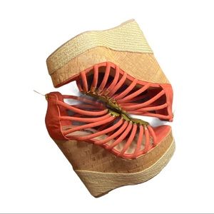 H by Halston High Wedge Heel Sandals 🌸